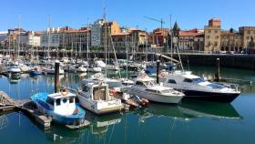 Vista de Gijón.