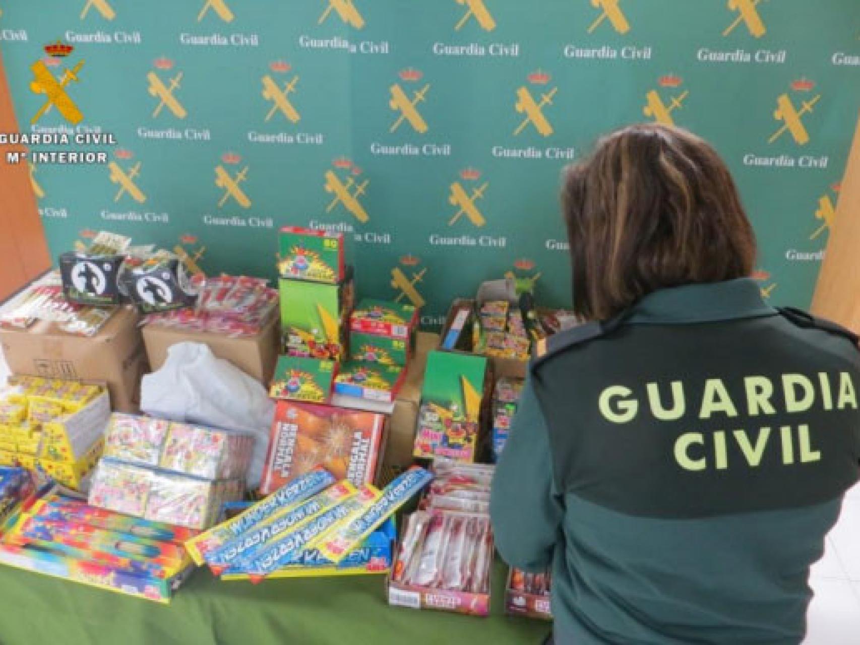 La Guardia Civil durante uno de estos controles