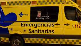 Una ambulancia de Sacyl