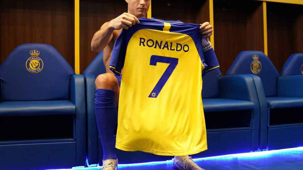 Cristiano Ronaldo con la camiseta del Al Nassr.