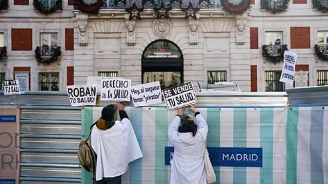 Las huelgas de la sanidad madrileña se reanudan tras el parón por Navidad