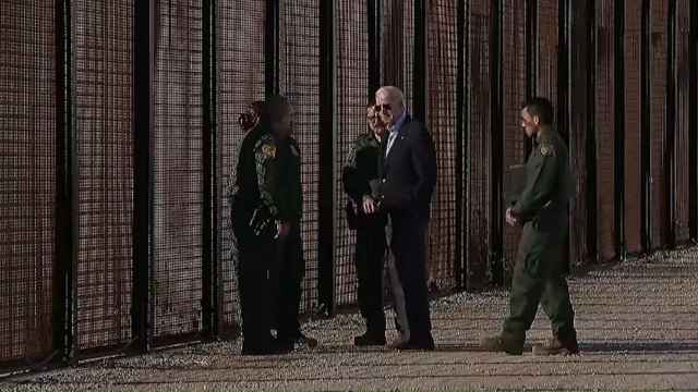 Biden visita la frontera con México