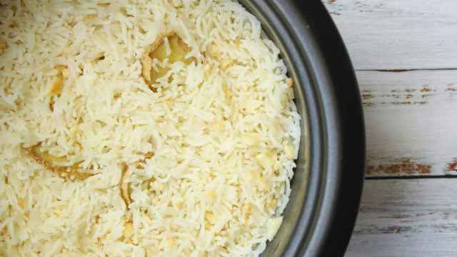 Receta de arroz blanco con ajo y perejil