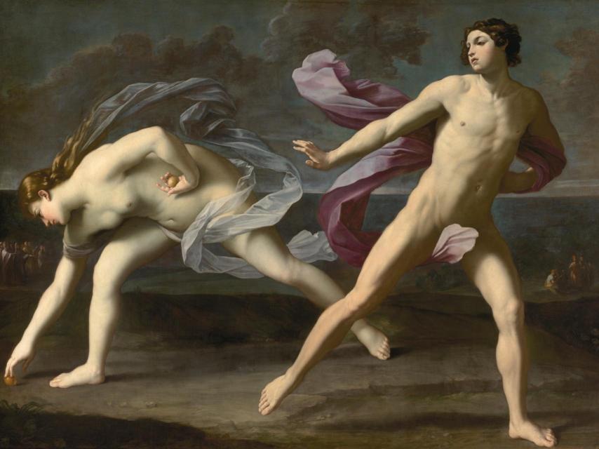 Guido Reni: 'Hipómenes y Atalanta', 1618-19. Museo Nacional del Prado