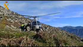 Labores de búsqueda del montañero desparecido en la Sierra de Béjar