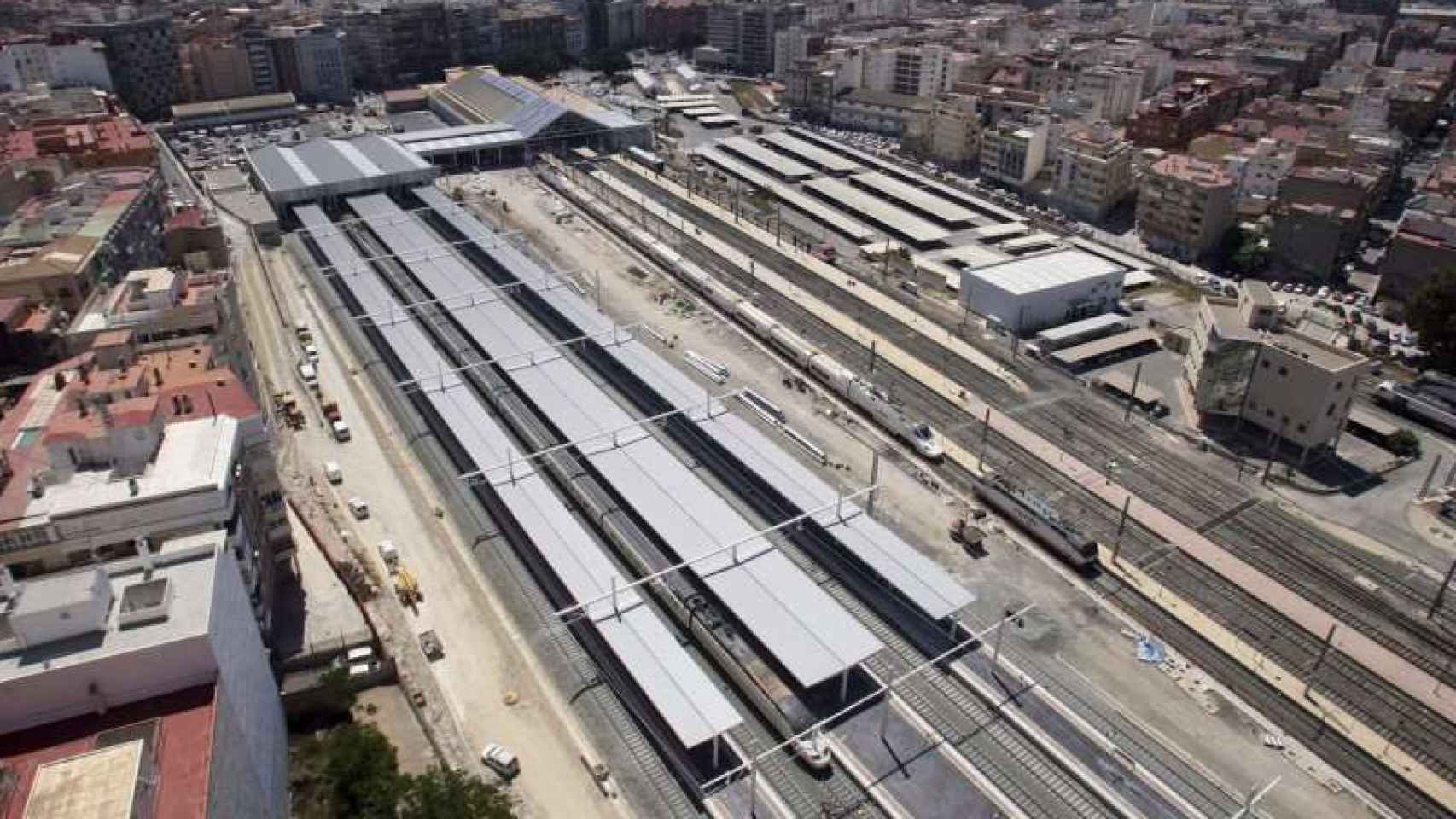 Estación de trenes de Alicante, cuya llegada está prevista que sea soterrada pero sigue sin fecha.