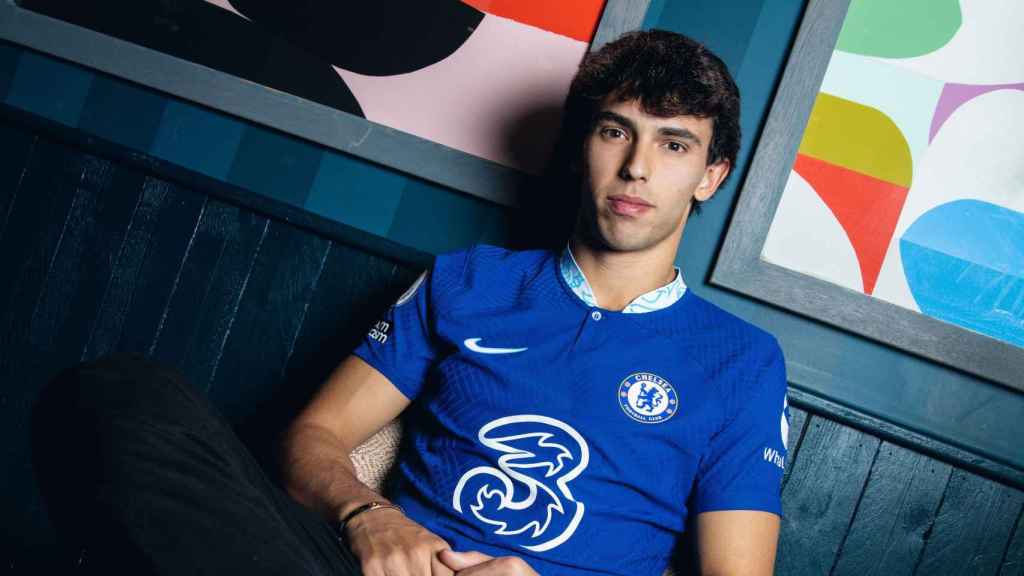 Joao Félix, con la camiseta del Chelsea