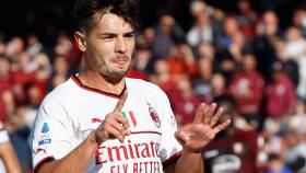 Brahim Díaz, en un partido del AC Milan de la temporada 2022/2023