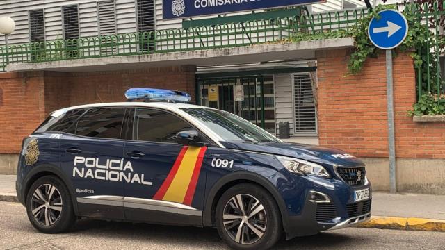 Un vehículo de la Policía Nacional de Valladolid.