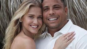 Ronaldo junto a Celina Locks