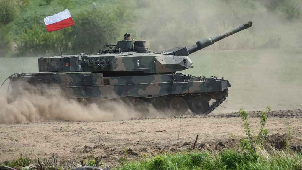 Un Leopard 2PL del ejército polaco
