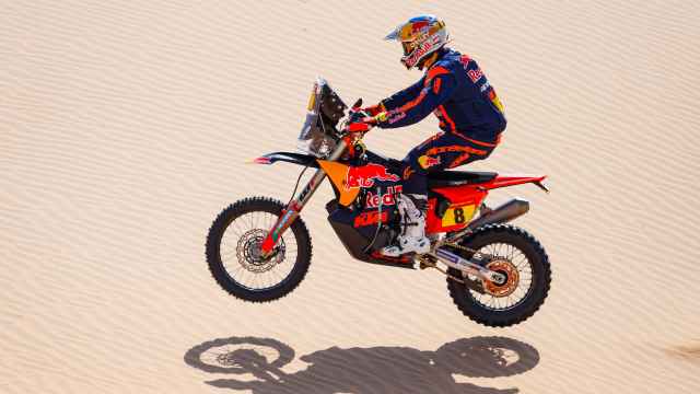 Toby Price durante una etapa del Rally Dakar 2023