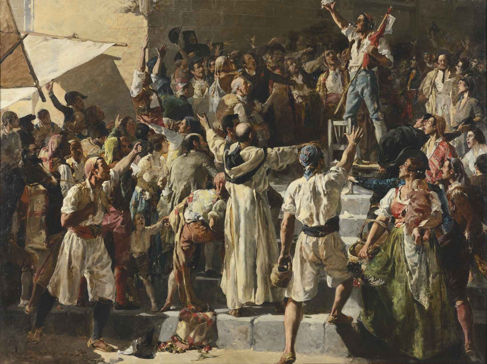 'El grito del Palleter' o 'El Palleter declarando la guerra a Napoleón', 1884. Diputación de Valencia