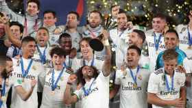 El Real Madrid celebra su título del Mundial de Clubes 2018