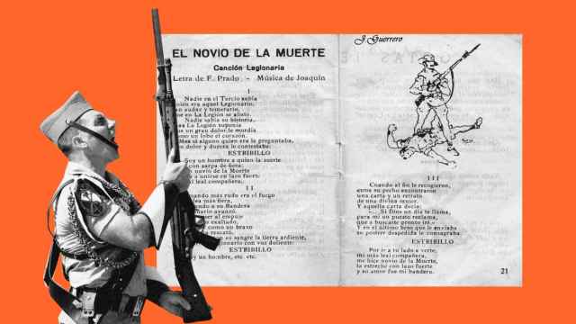 Transcripción de El novio de la muerte, el himno de La Legión.