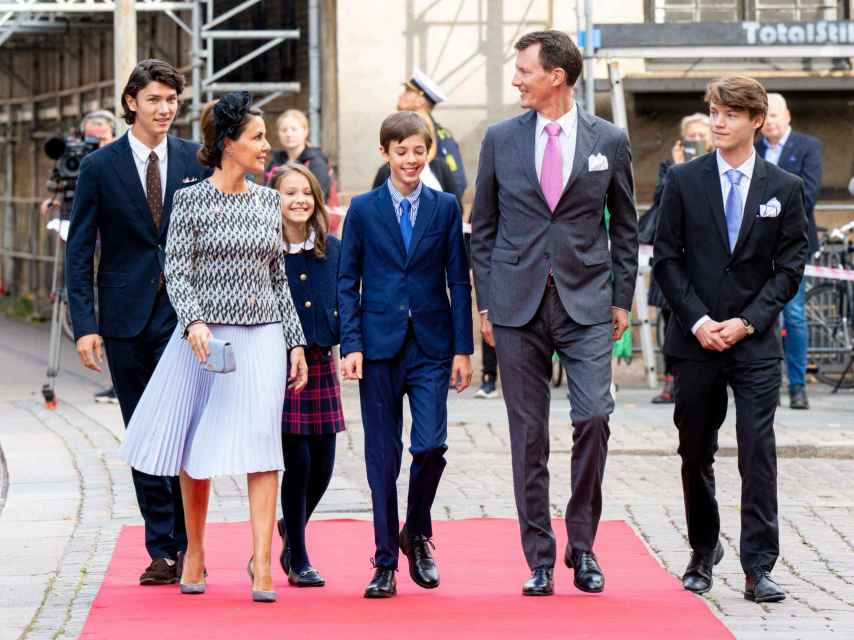 Joaquín de Dinamarca y su familia, el pasado mes de septiembre en Dinamarca.