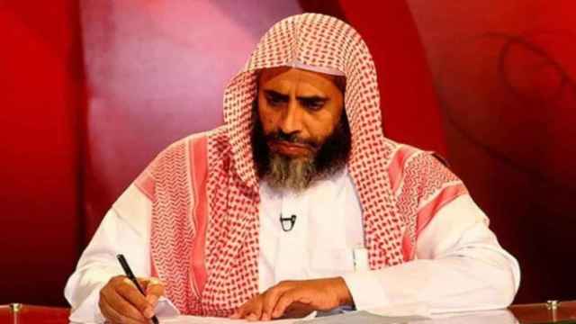 Awad Al-Qarni, durante una intervención en un canal de televisión de Arabia Saudí