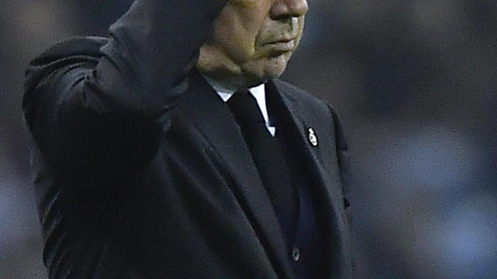 Carlo Ancelotti durante la Supercopa de España