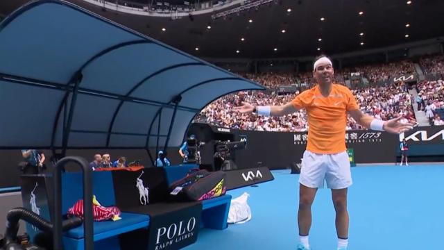 La anécdota de Rafa Nadal con su raqueta en el Abierto de Australia