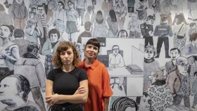 Alba Herrero y Ana Penyas, en la exposición. Foto: © Miguel Lorenzo-IVAM