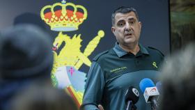 El agente de la Guardia Civil del puesto de Oliva, Francisco Garrido, este lunes en la Comandancia.