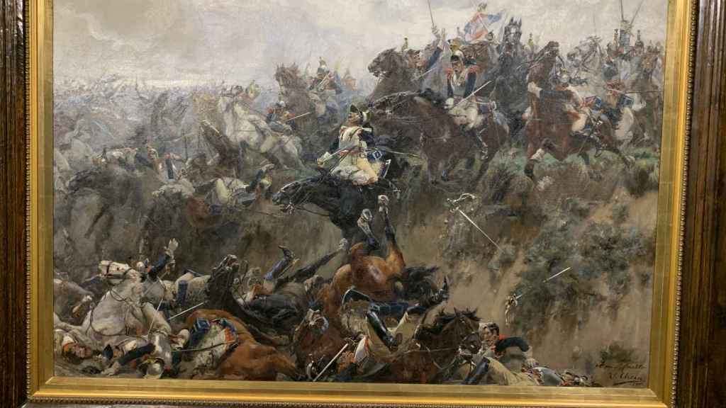 La caída de Waterloo, de Ulpiano Checa.
