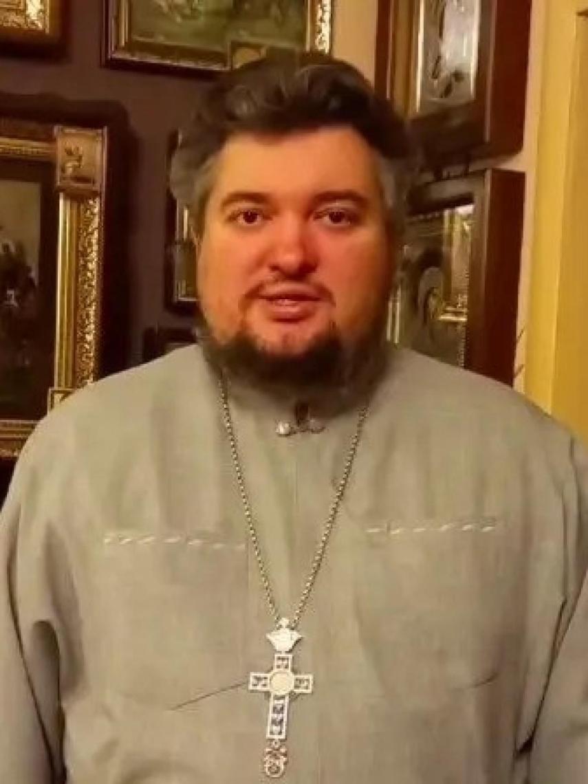 Photograph of Andriy Pavlenki, an OCU abbot accused of leaking information to the Russian ranks.