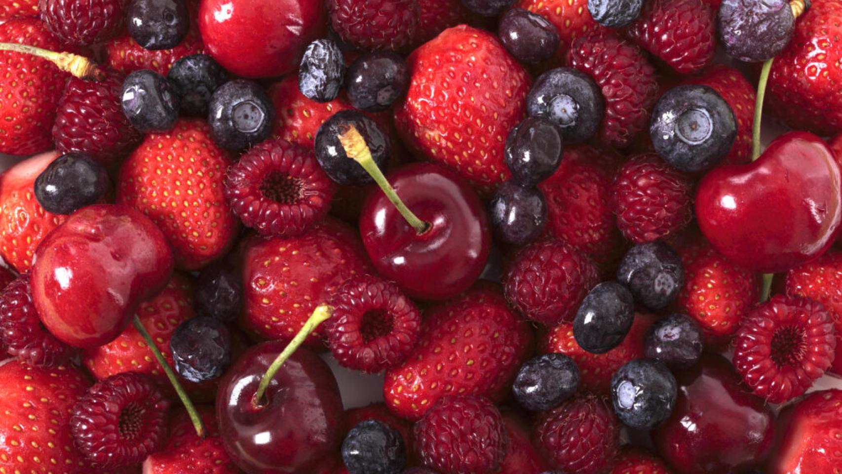 Frutos rojos para el estómago y corazón