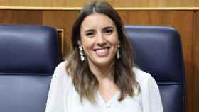 La ministra de Igualdad, Irene Montero, en el Parlamento.