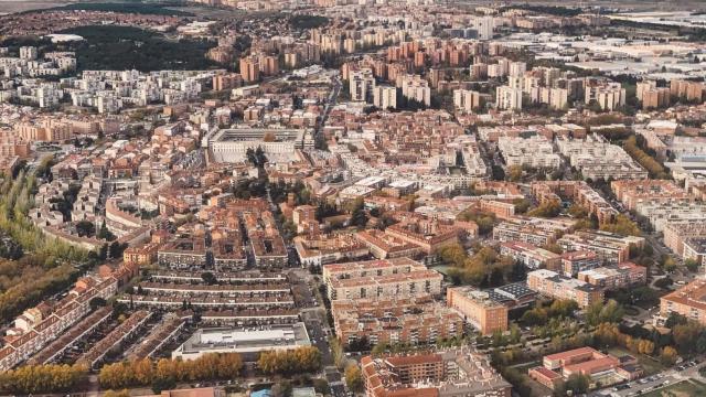 Vista panorámica del núcleo urbano de San Fernando de Henares.