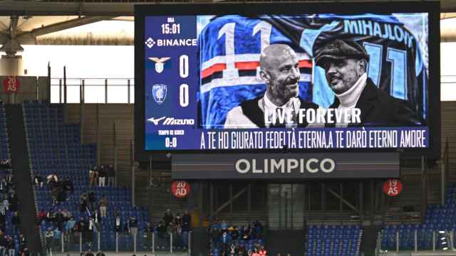 Homenaje a Gianluca Vialli y Sinisa Mihajlovic en un partido de la Serie A