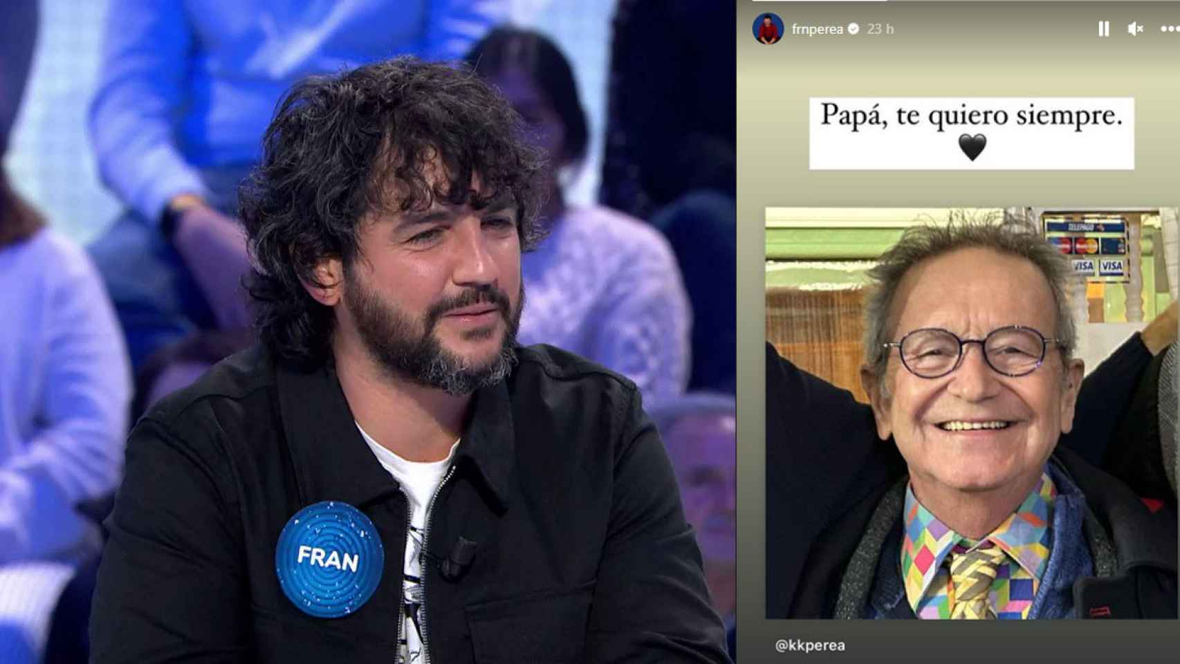 El varapalo de Fran Perea: muere su padre en su mejor momento profesional y  televisivo
