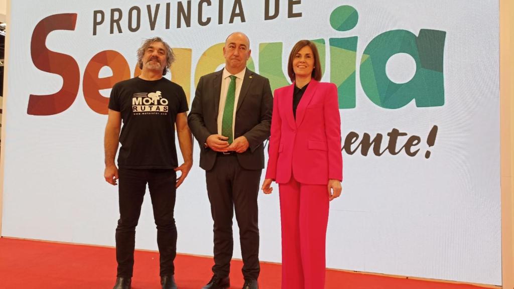 El presidente de la Diputación, Miguel Ángel de Vicente, junto a Magdalena Rodríguez en el acto