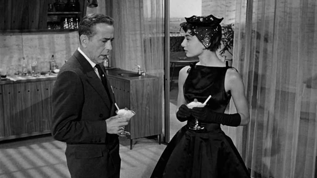 Humphrey Bogart an Audrey Hepburn am 