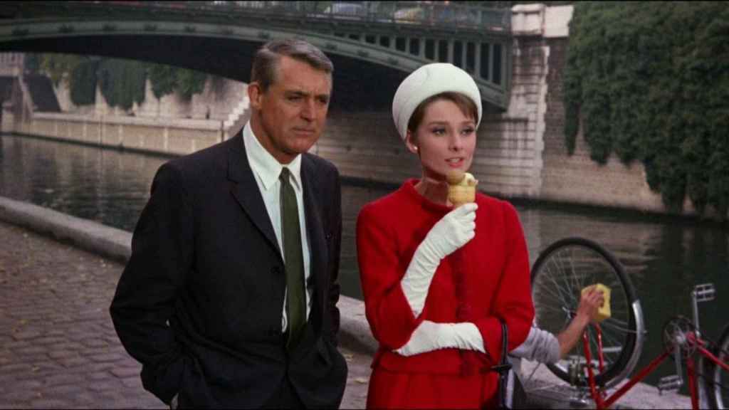 Audrey Hepburn a Cary Grant am 
