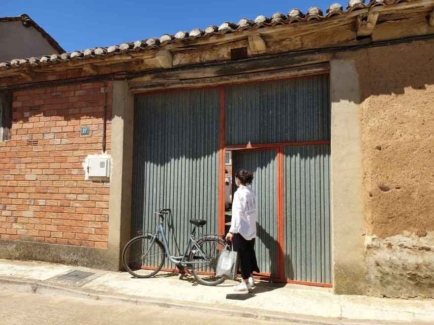 Un envío a domicilio de comida a un pueblo de Palencia