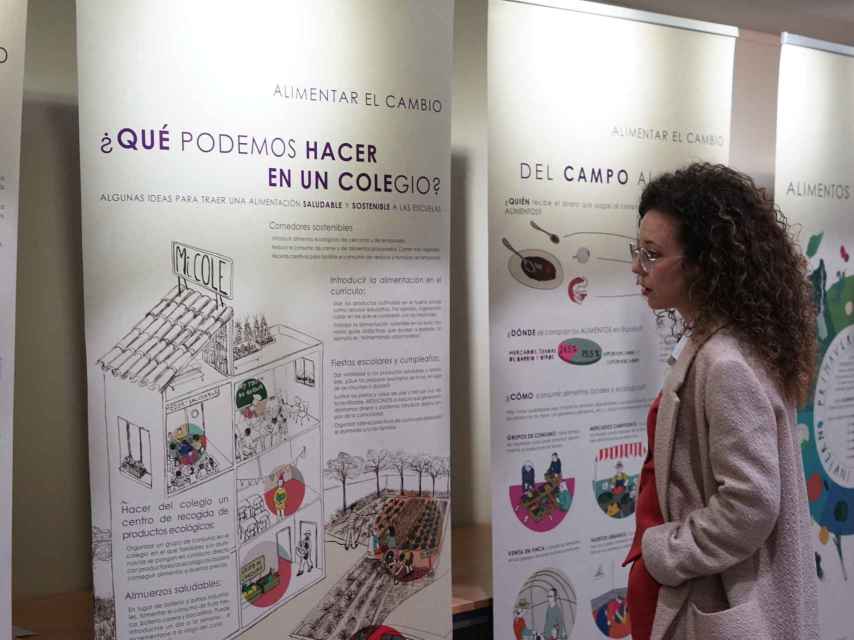 Imagen sobre la exposición de patrimonio agroalimentario de la Diputación de Segovia.