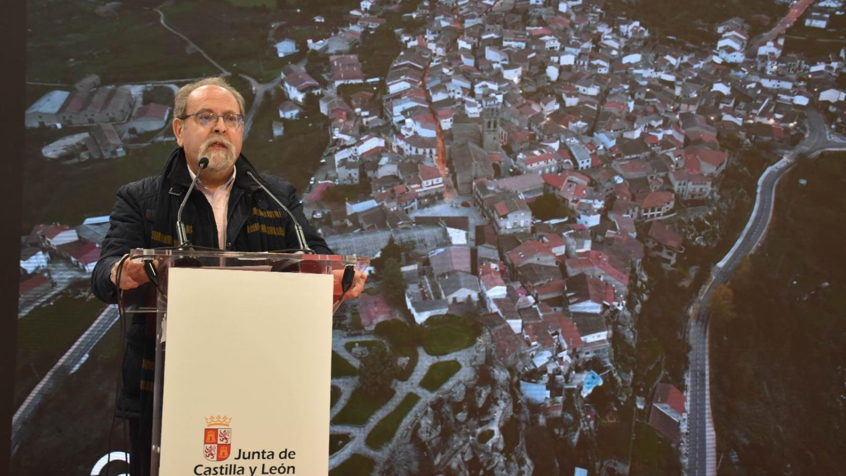 Jose Manuel Pilo, alcalde de Fermoselle, en Fitur 2023