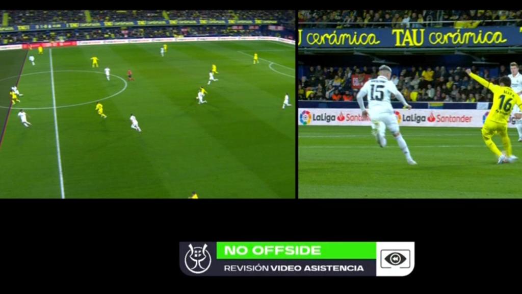 El VAR concede gol legal al Villarreal