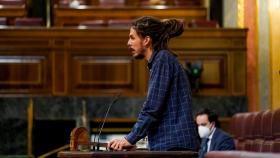 Alberto Rodríguez, en la tribuna del Congreso de los Diputados.