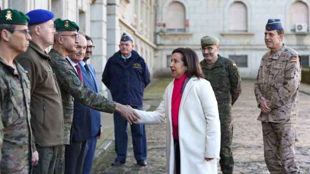 Margarita Robles visita la Academia de Infantería de Toledo. Foto: Óscar Huertas.