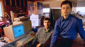 Los fundadores de Google, Larry Page y Sergey Brin