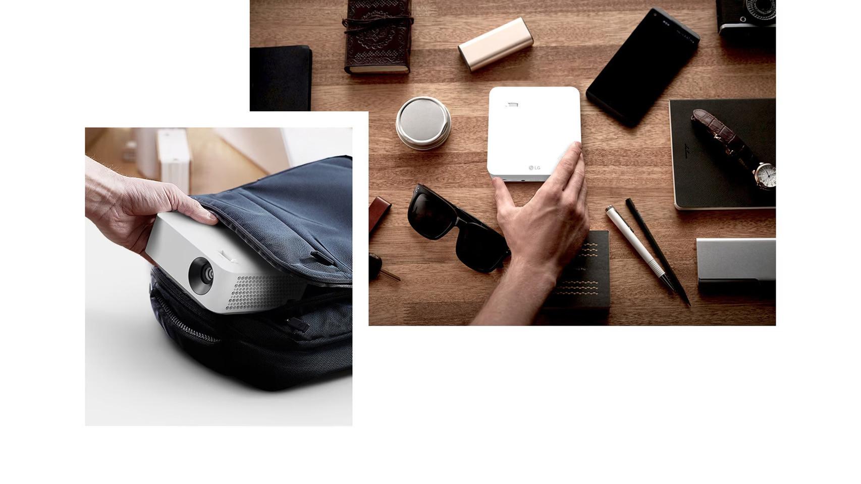 LG CineBeam Qube, nuevo proyector portátil 4K con un aspecto que enamora