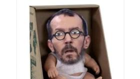 El montaje que ha compartido Echenique en sus rede sociales.