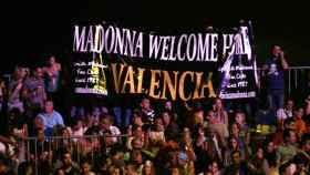El Club de Fans de Madonna de España, constituida en Valencia, en un anterior concierto de la reina del pop.