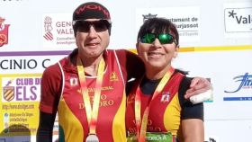 José Luis Posado y Mª José Tomaz, atletas del Vino Toro Caja Rural