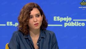 La presidente de la Comunidad de Madrid, Isabel Díaz Ayuso, este lunes en Antena 3.