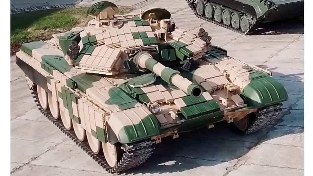 Tanque T-72B marroquí