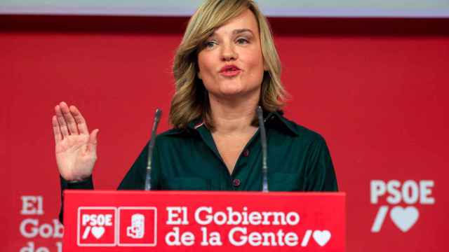 La portavoz del Comité Electoral del PSOE, Pilar AlegríA.
