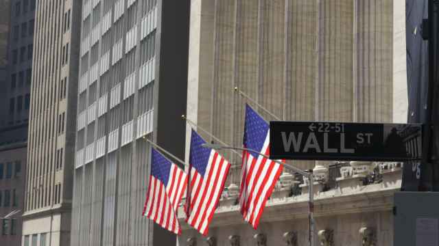 Fachada de la Bolsa de Nueva York en Wall Street.